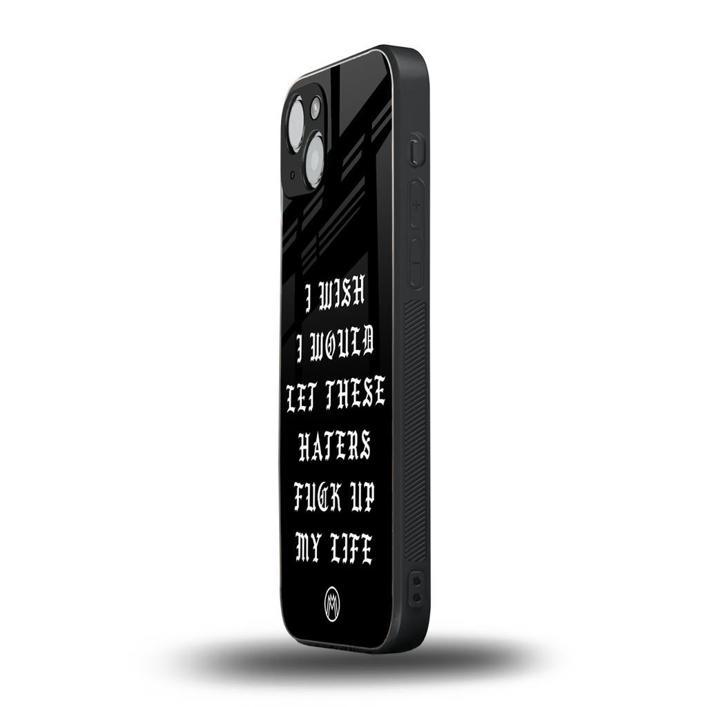 the wish back phone cover | glass case for iphone 14 plus
