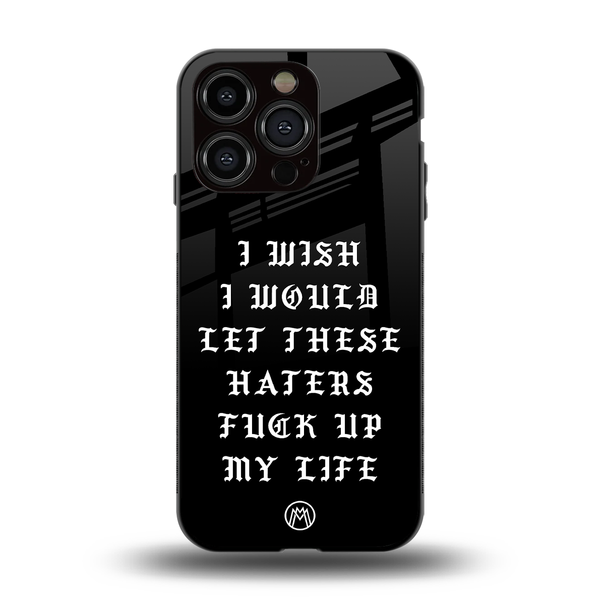 the wish back phone cover | glass case for iphone 14 pro