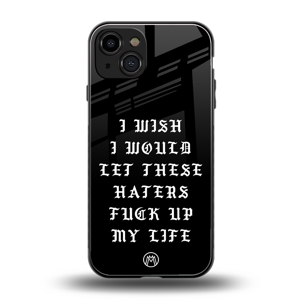 the wish back phone cover | glass case for iphone 15