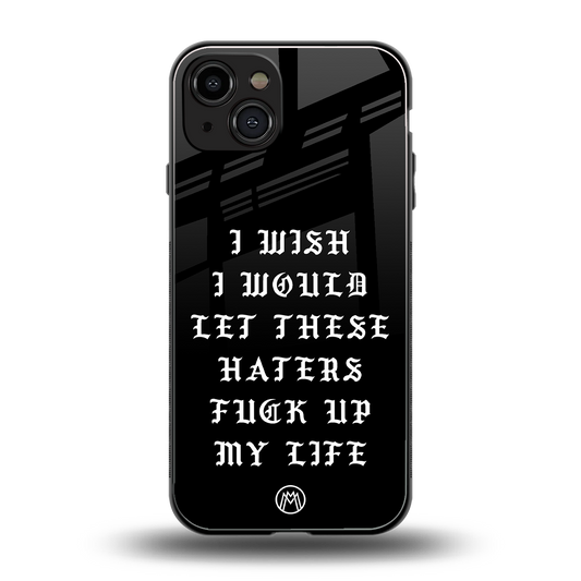the wish back phone cover | glass case for iphone 15