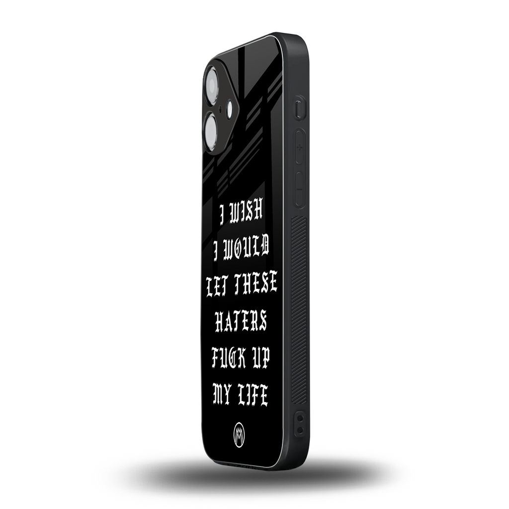 the wish back phone cover | glass case for iphone 16 plus