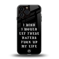 the wish back phone cover | glass case for iphone 16 pro max