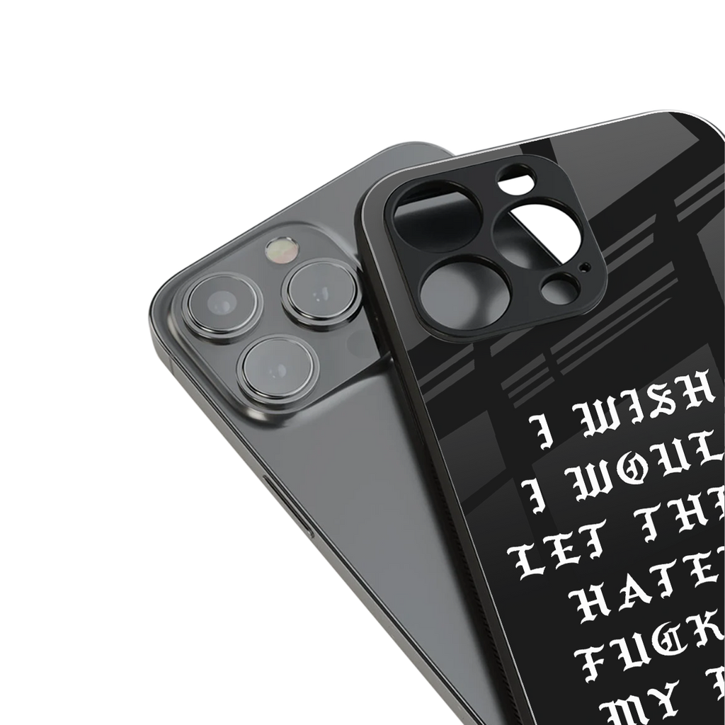 the wish back phone cover | glass case for iphone 13 mini
