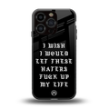 the wish back phone cover | glass case for iphone 16 pro