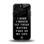the wish back phone cover | glass case for iphone 16 pro