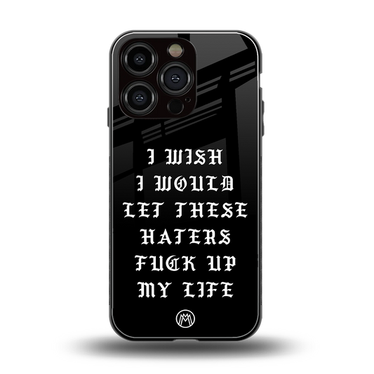 the wish back phone cover | glass case for iphone 16 pro