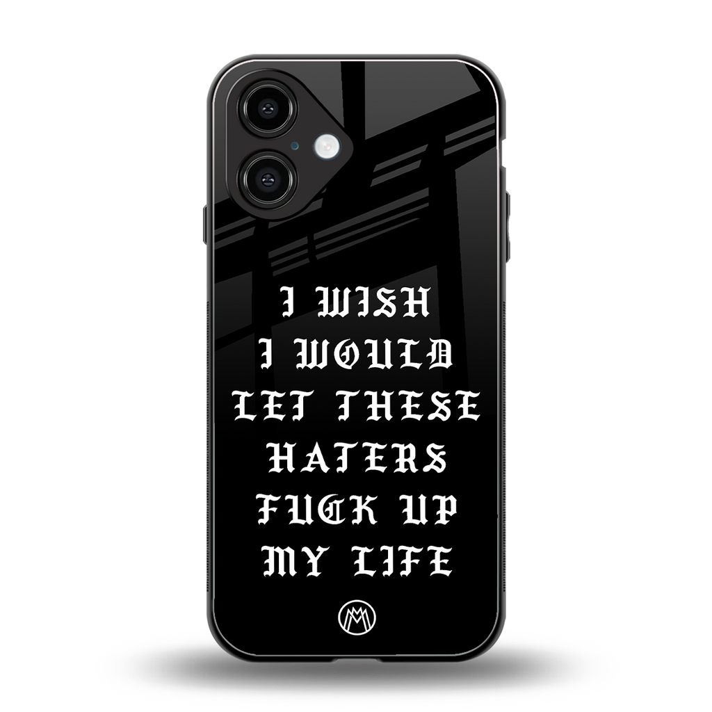 the wish back phone cover | glass case for iphone 16
