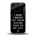the wish back phone cover | glass case for iphone 16e