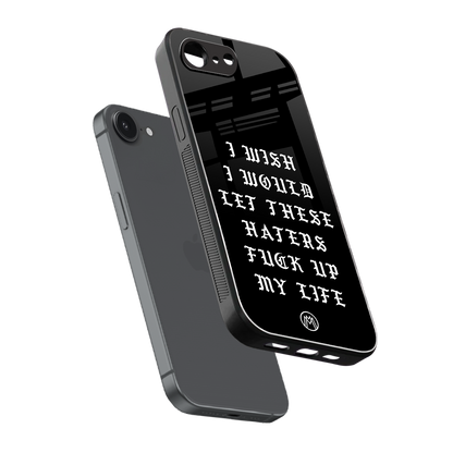 the wish back phone cover | glass case for iphone 16e