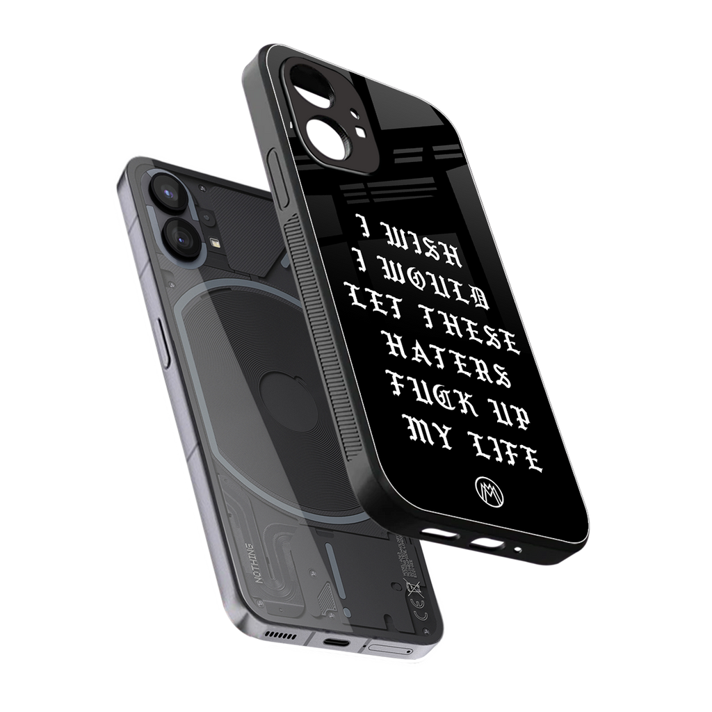 the wish back phone cover | glass case for nothing phone 1