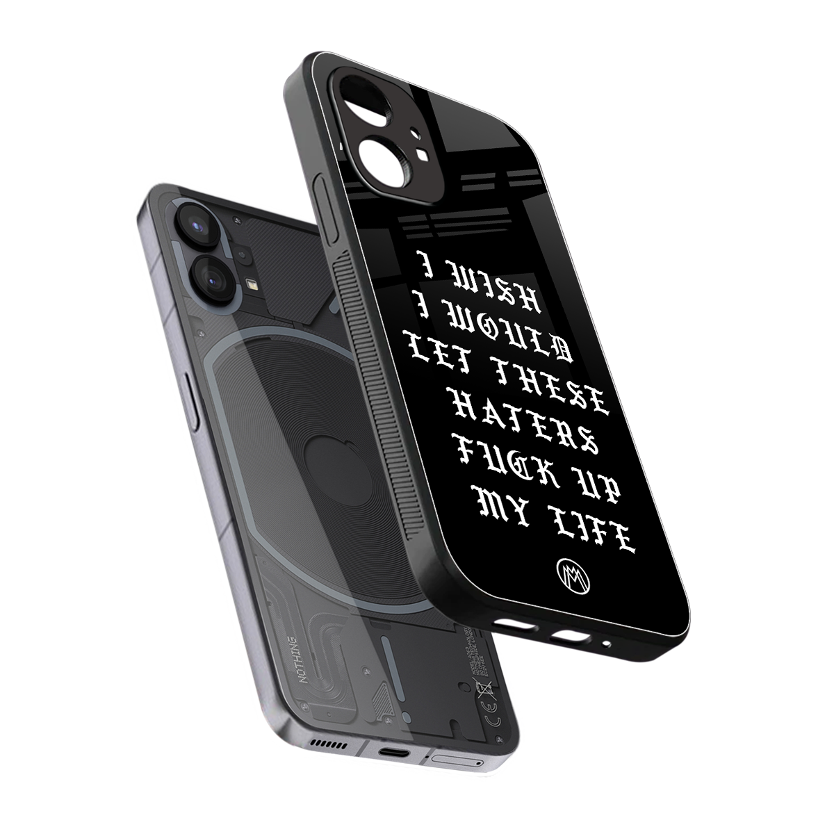 the wish back phone cover | glass case for nothing phone 1