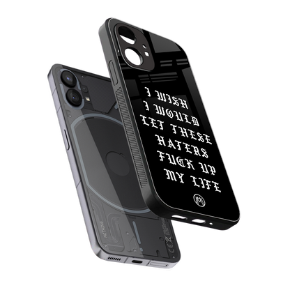 the wish back phone cover | glass case for nothing phone 1