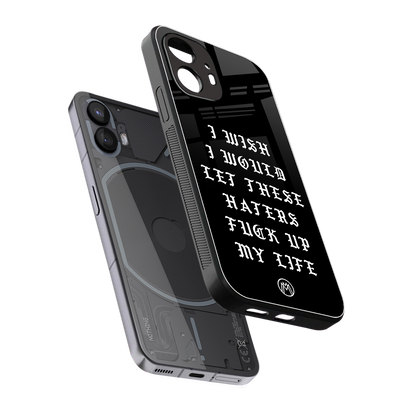 the wish back phone cover | glass case for nothing phone 2