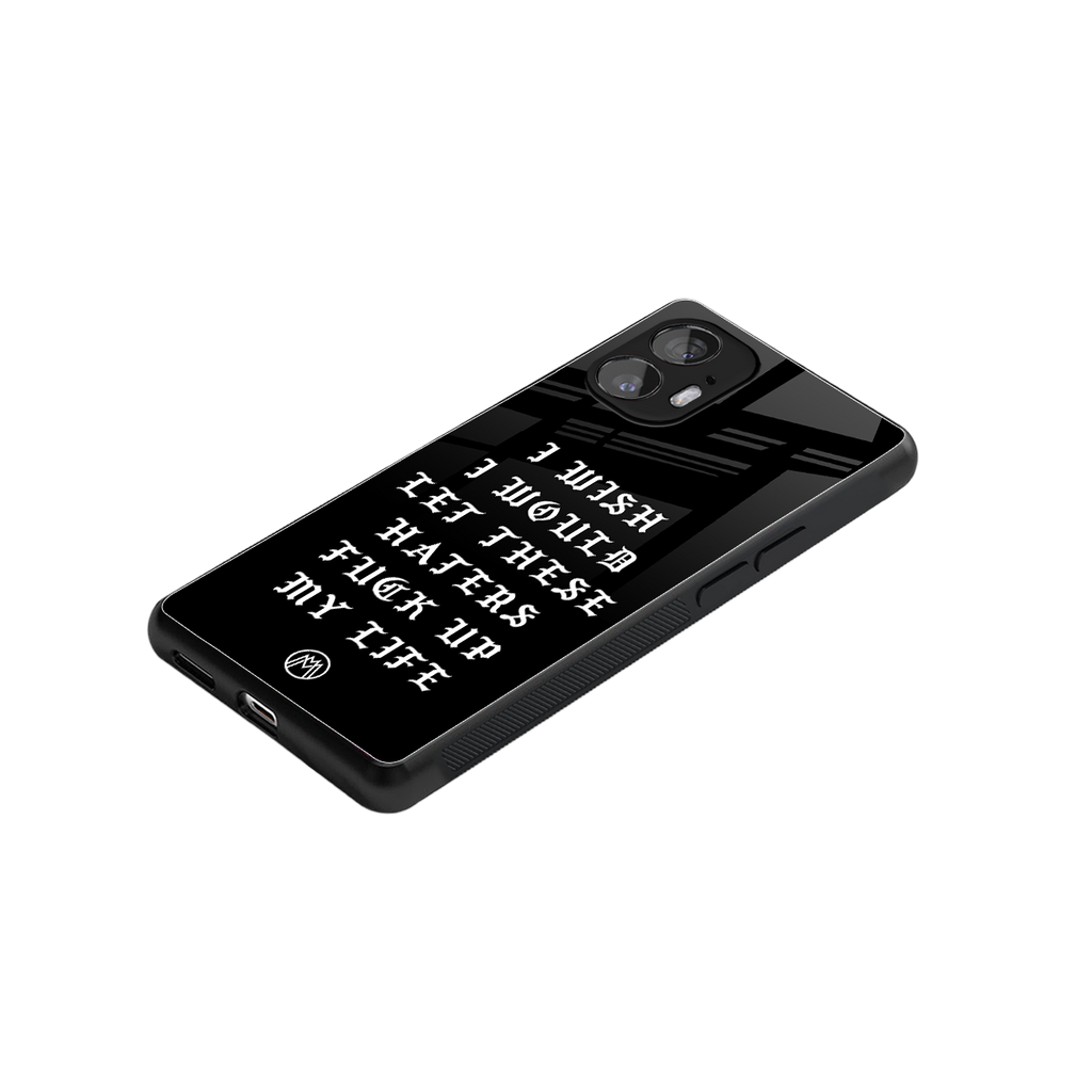 the wish back phone cover | glass case for nothing phone 2