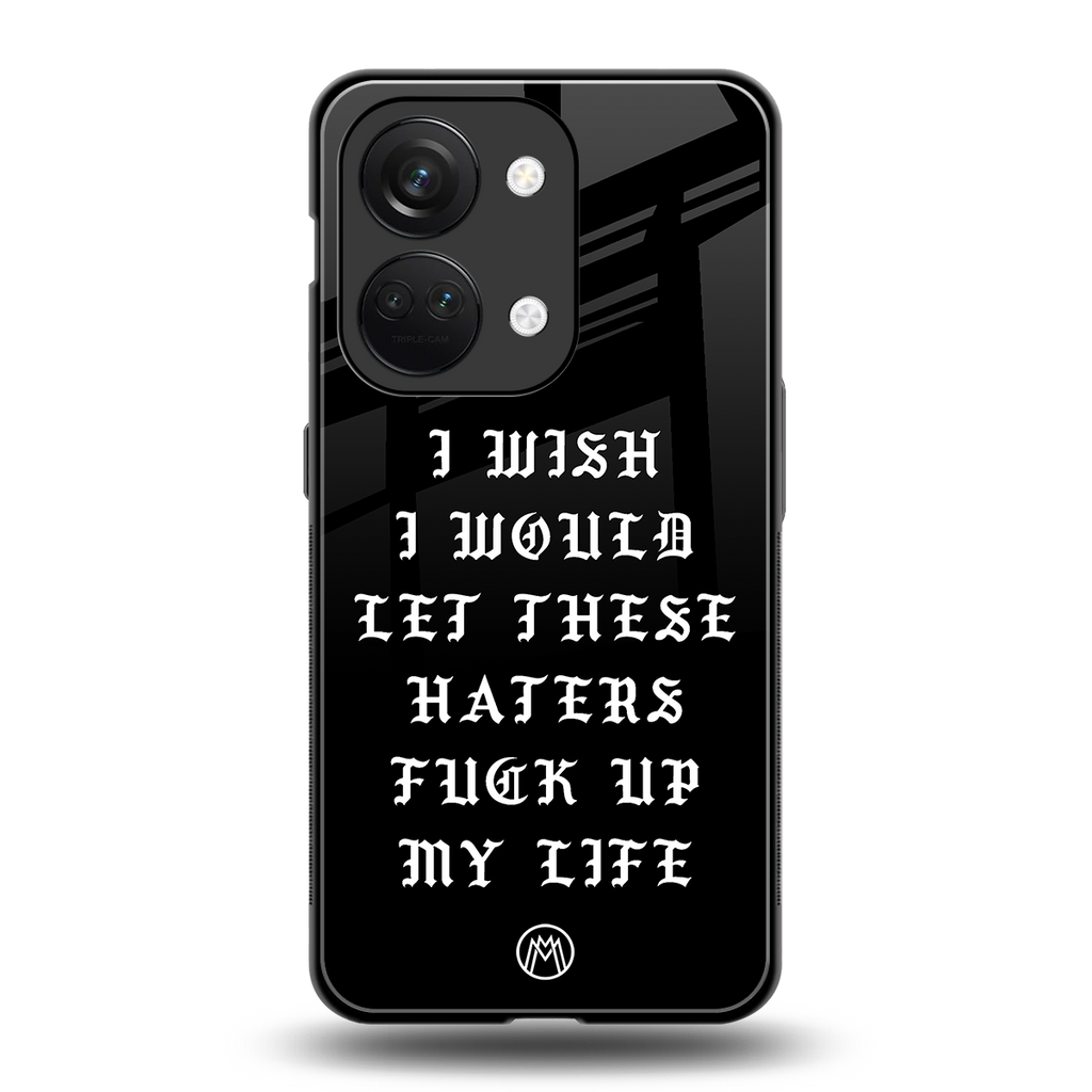 the wish back phone cover | glass case for oneplus nord 3