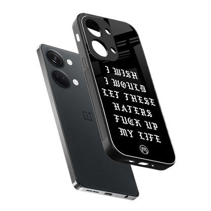 the wish back phone cover | glass case for oneplus nord 3