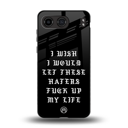 the wish back phone cover | glass case for oneplus nord 4