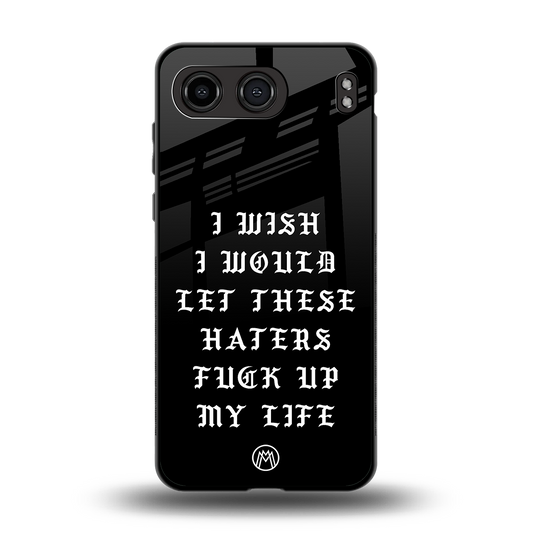 the wish back phone cover | glass case for oneplus nord 4