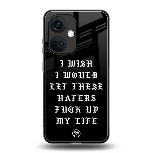 the wish back phone cover | glass case for oneplus nord ce 3