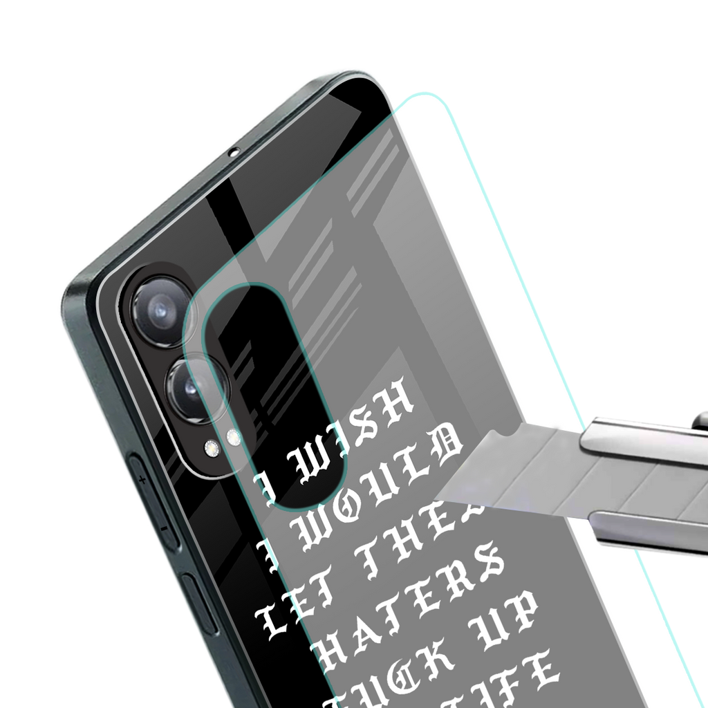 the wish back phone cover | glass case for oneplus nord ce 4 lite