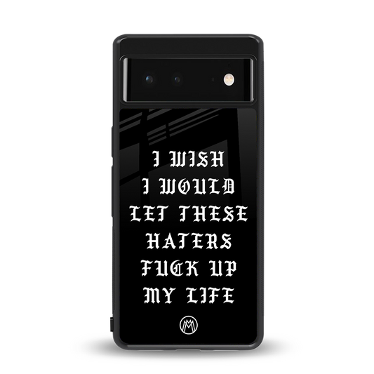 the wish back phone cover | glass case for Google Pixel 6A
