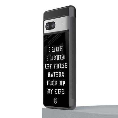 the wish back phone cover | glass case for Google Pixel 7A