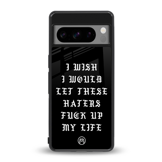 the wish back phone cover | glass case for google pixel 8 pro