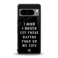 the wish back phone cover | glass case for google pixel 8 pro