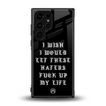 the wish back phone cover | glass case for samsung galaxy s23 ultra