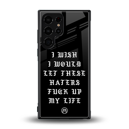 the wish back phone cover | glass case for samsung galaxy s23 ultra