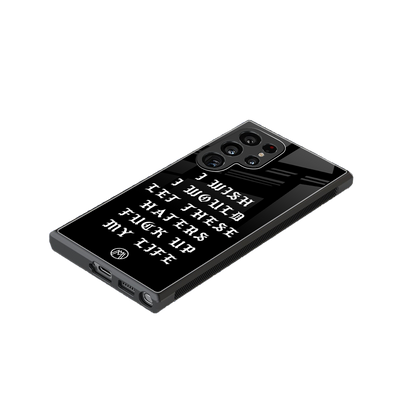 the wish back phone cover | glass case for samsung galaxy s23 ultra