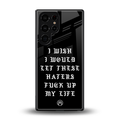 the wish back phone cover | glass case for samsung galaxy s25 ultra