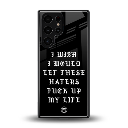 the wish back phone cover | glass case for samsung galaxy s25 ultra