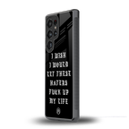 the wish back phone cover | glass case for samsung galaxy s25 ultra
