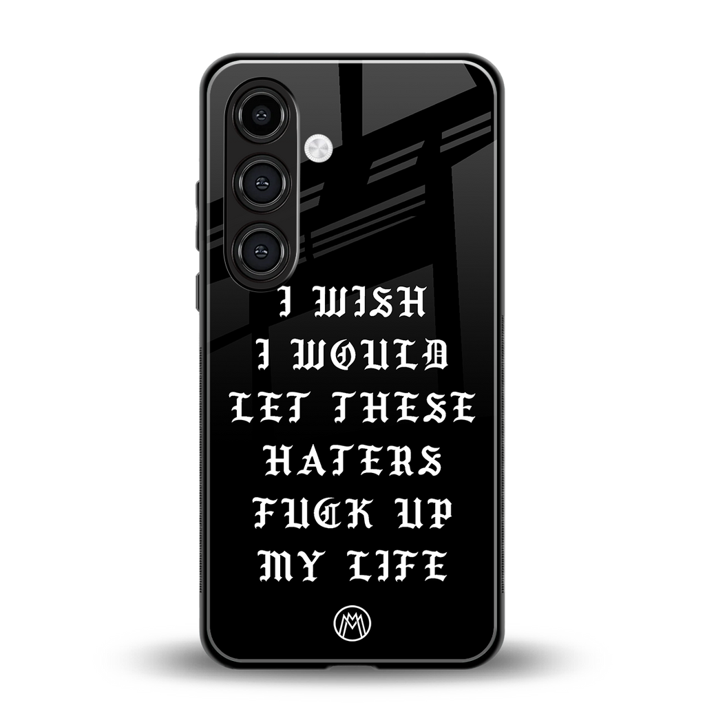 the wish back phone cover | glass case for samsung galaxy s24 fe