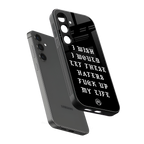 the wish back phone cover | glass case for samsung galaxy s24