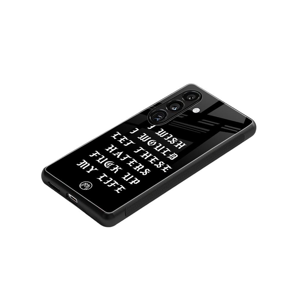 the wish back phone cover | glass case for samsung galaxy s24 plus