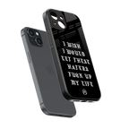 the wish back phone cover | glass case for iphone 15