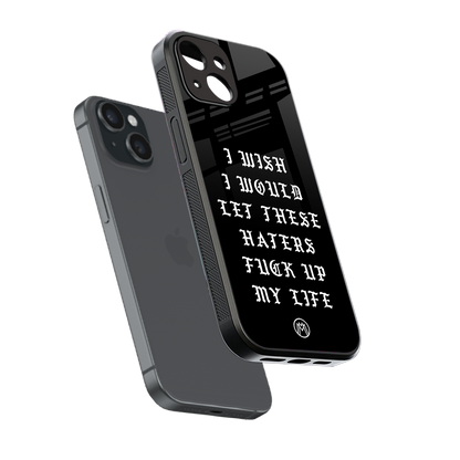 the wish back phone cover | glass case for iphone 14