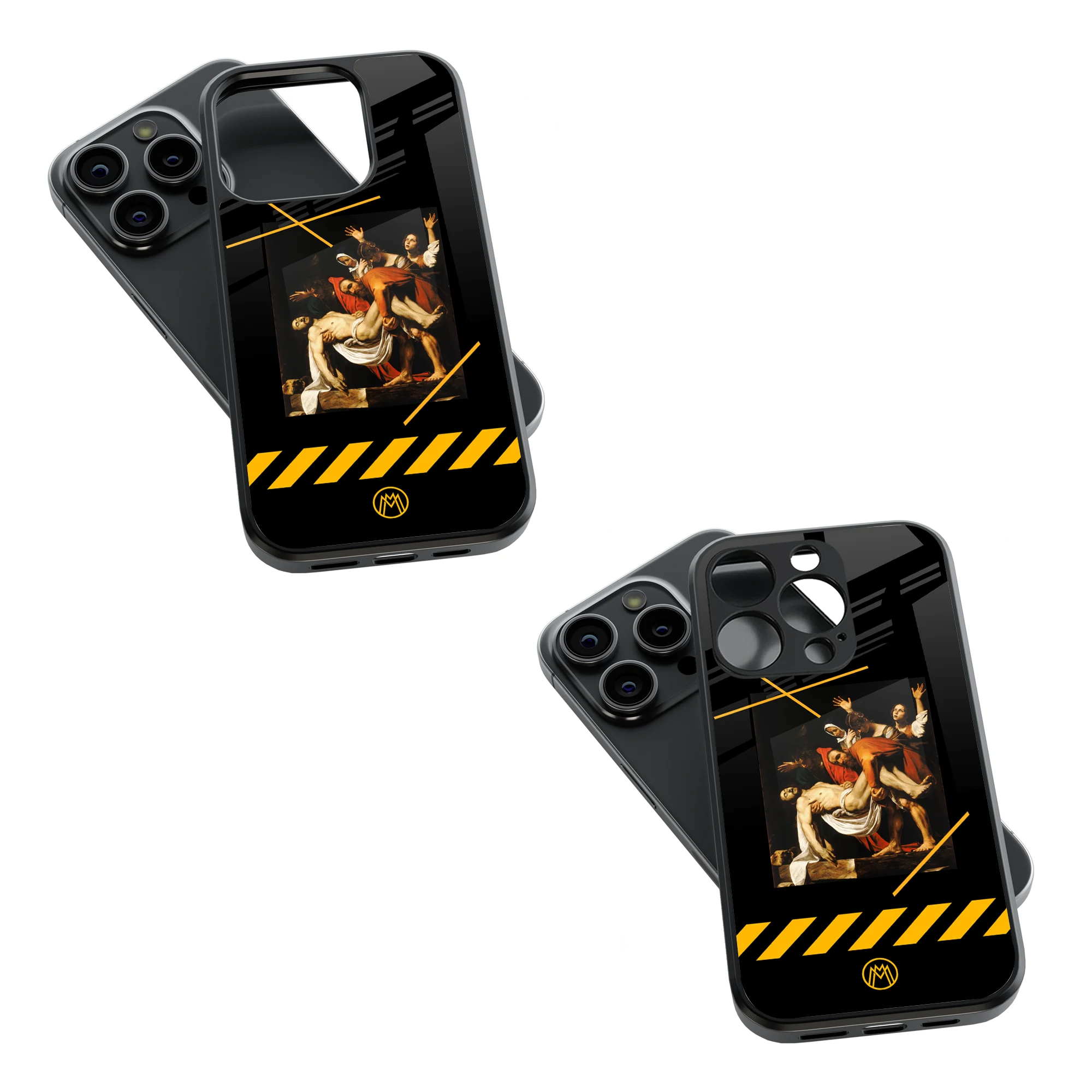 Trendy Glass Back Mobile Case for iPhone, Samsung, Redmi, OnePlus, Google Pixel, Motorola