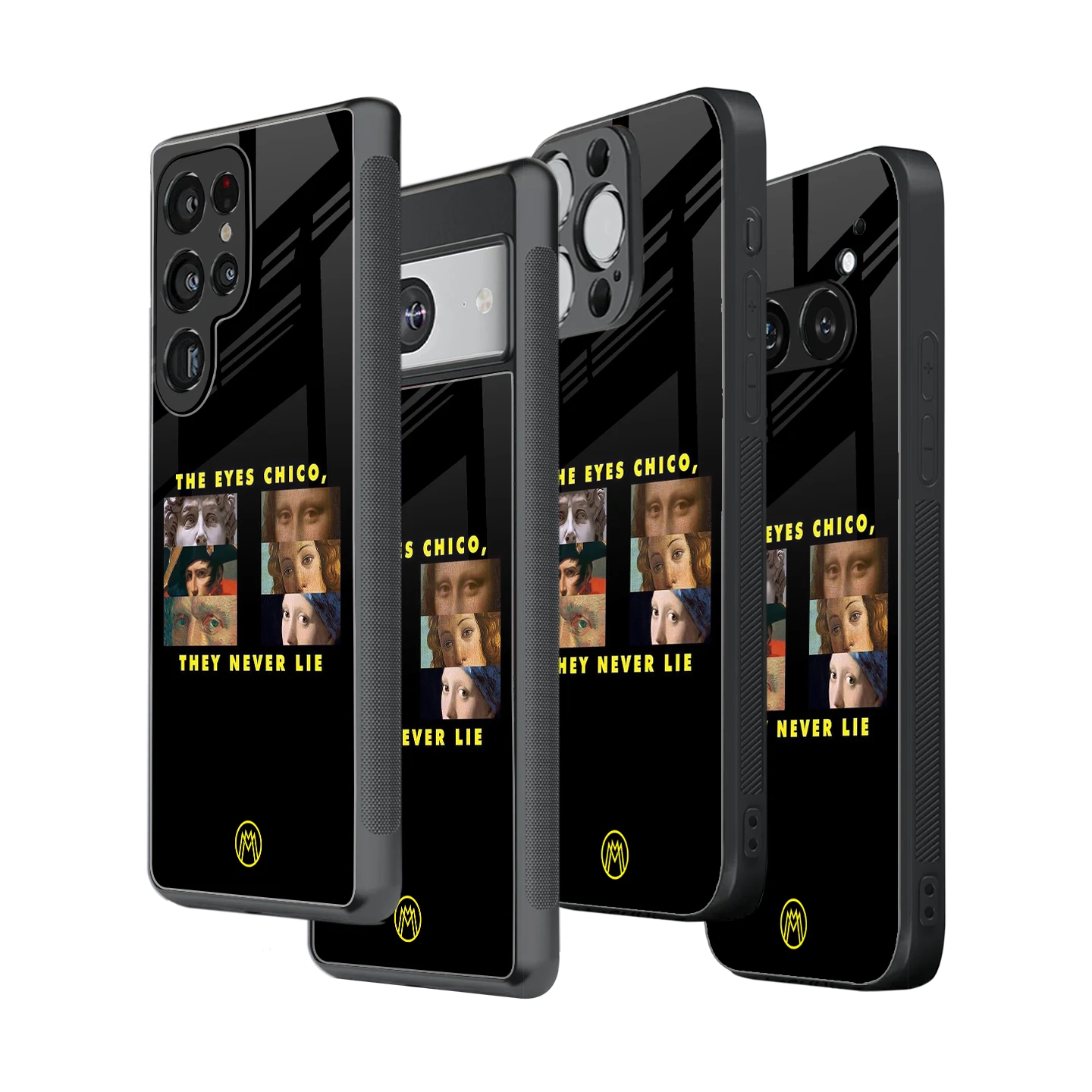 Stylish Glass Back Case for All Smartphones – iPhone, Samsung, OnePlus, Pixel, Redmi, Oppo, Vivo, Motorola