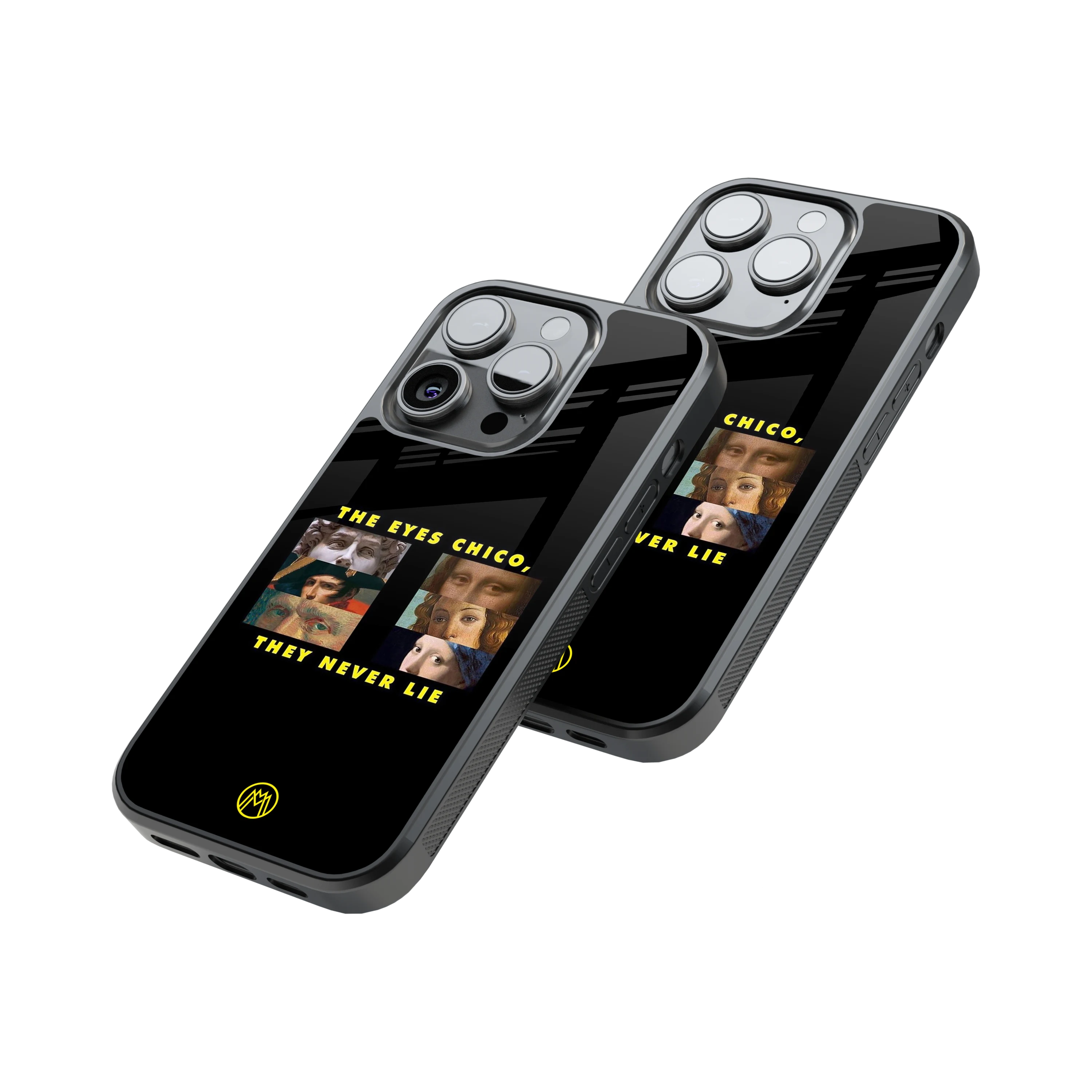 Protective Glass Back Phone Case Compatible with iPhone, Samsung, OnePlus, Pixel & More