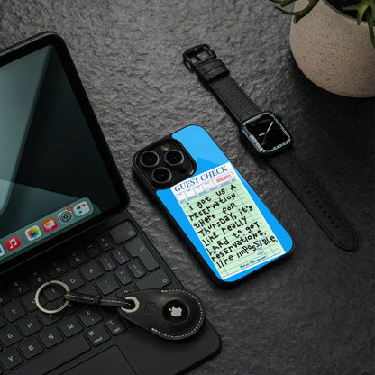 the reservation back phone cover | glass case for iphone 15 plus