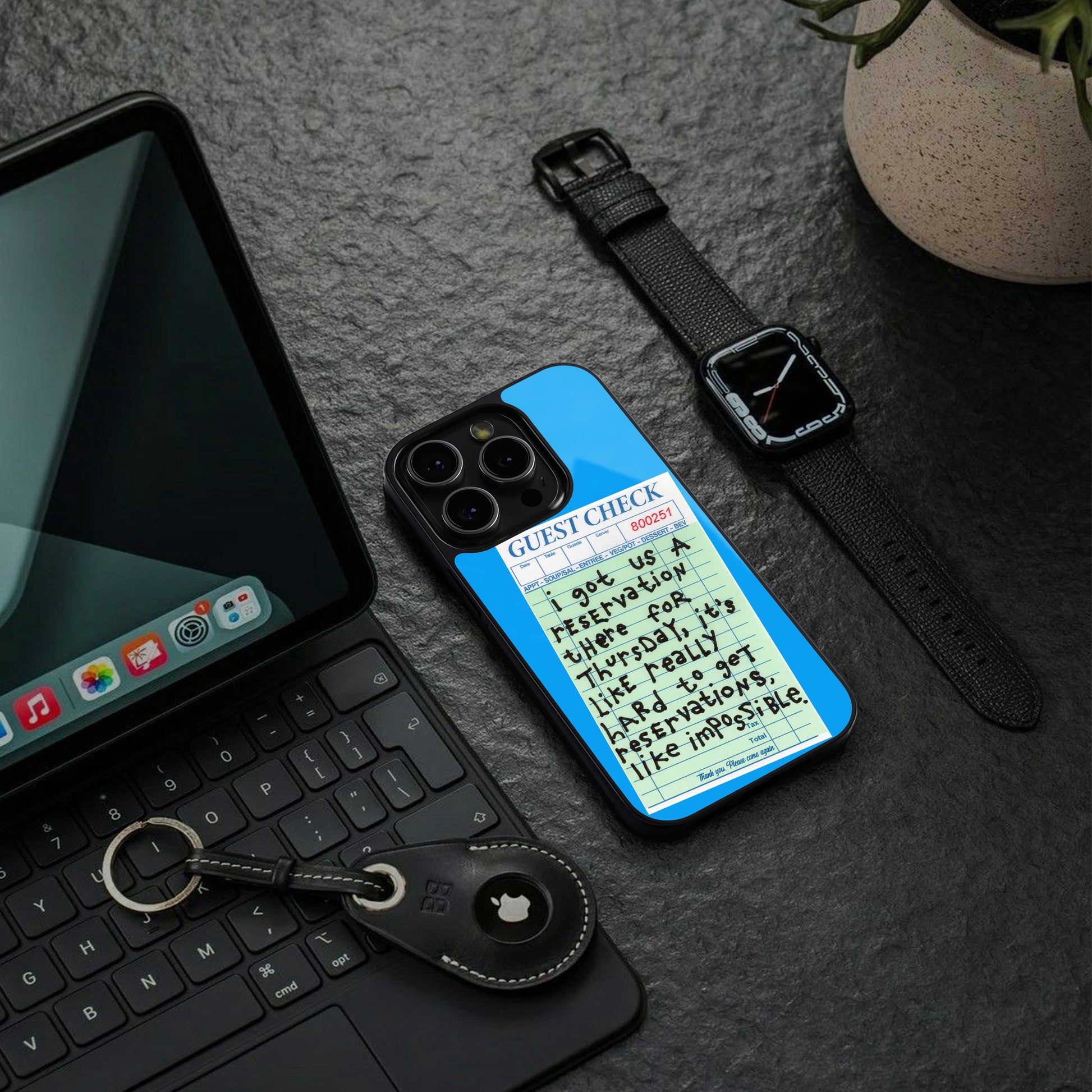 the reservation back phone cover | glass case for samsung galaxy s24 ultra