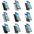 Durable Glass Back Mobile Case for iPhone, Samsung, OnePlus, Google Pixel, Redmi, Vivo, Oppo
