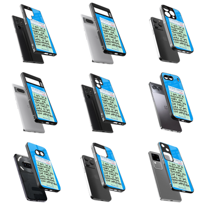 Durable Glass Back Mobile Case for iPhone, Samsung, OnePlus, Google Pixel, Redmi, Vivo, Oppo