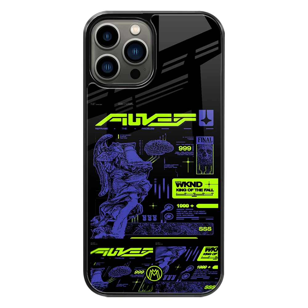 Premium Glass Back Mobile Phone Cover for iPhone, Samsung, OnePlus, Google Pixel, Redmi, Oppo, Vivo & Realme