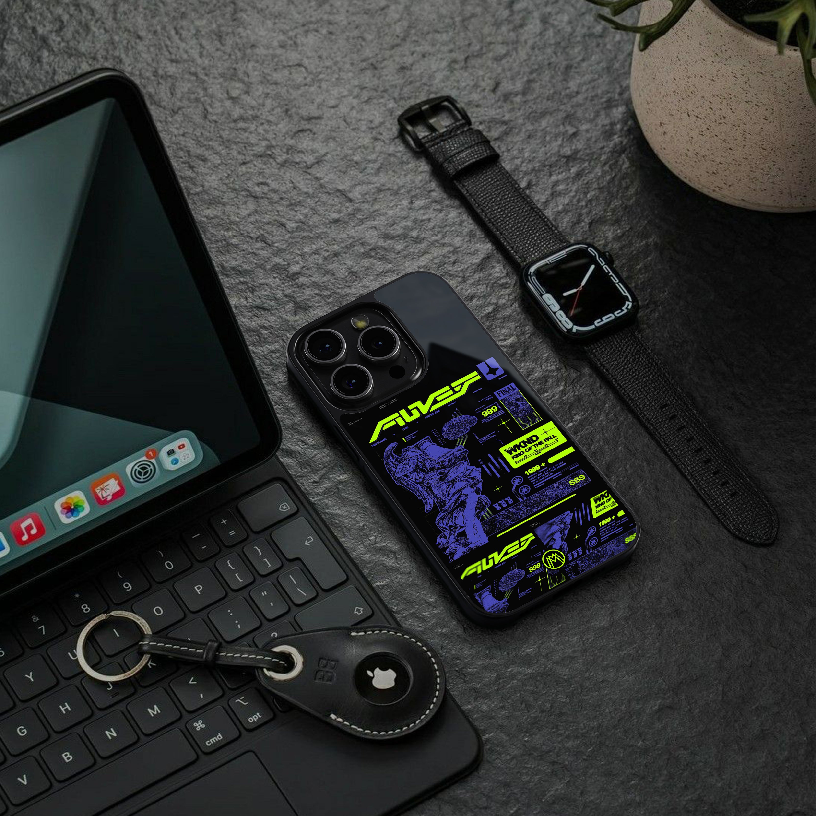 the weeknd back phone cover | glass case for iphone 16 plus