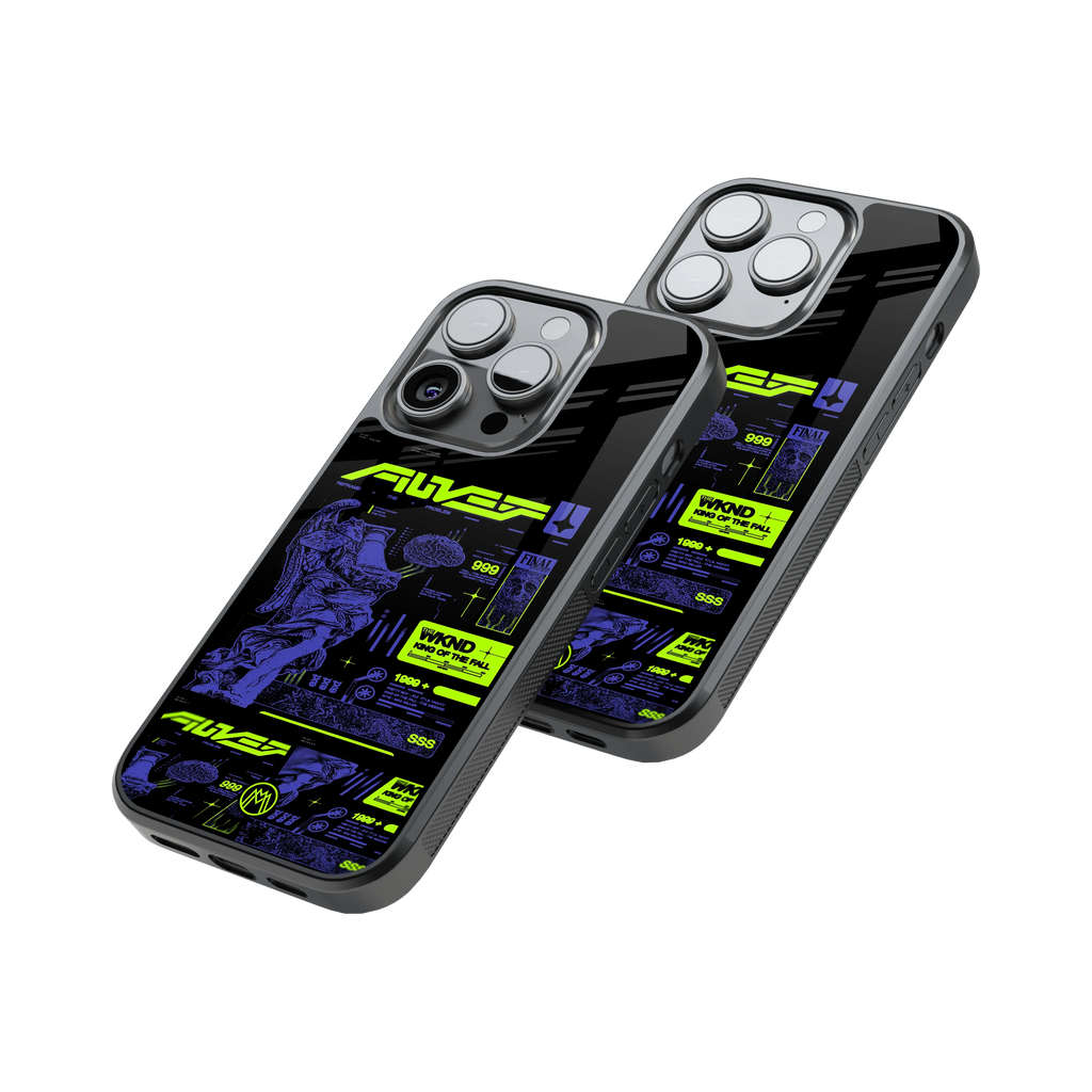 Protective Glass Back Phone Case Compatible with iPhone, Samsung, OnePlus, Pixel & More