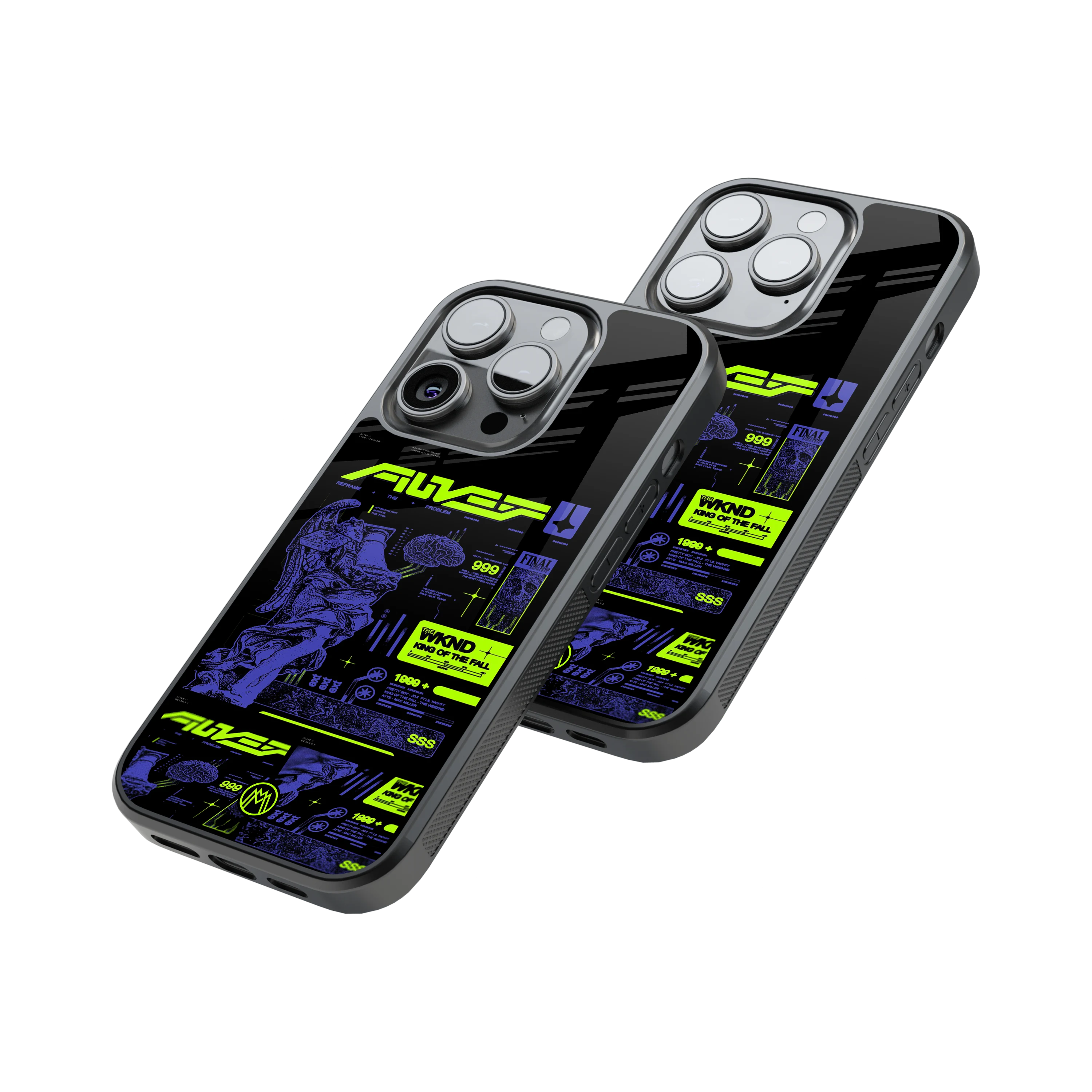 Protective Glass Back Phone Case Compatible with iPhone, Samsung, OnePlus, Pixel & More